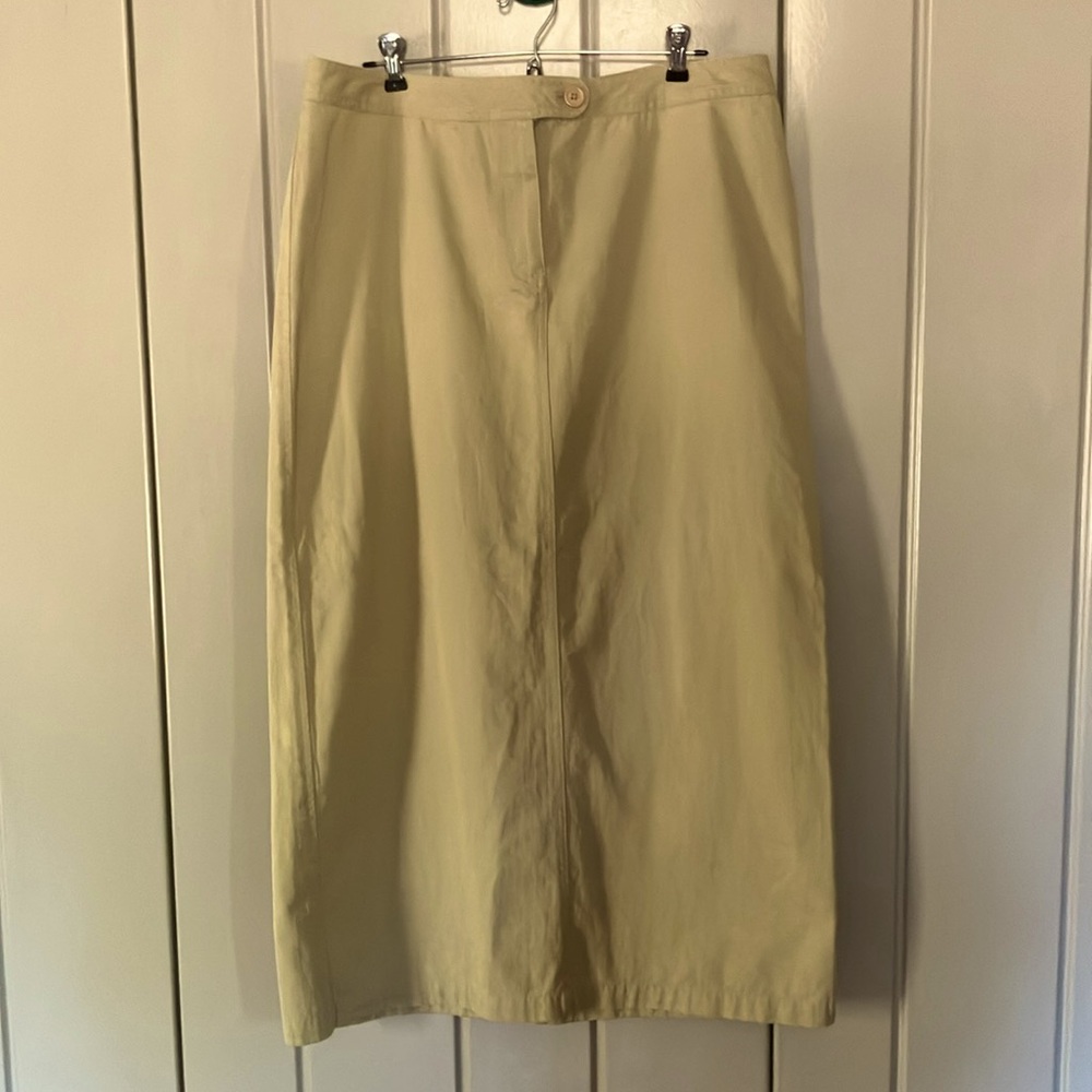 Nice Casual Corner Annex Modest Khaki Maxi Skirt EUC Size 16